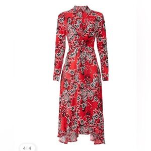 FREE PEOPLE TOUGH LOVE FRONT TWIST SHIRT DRESS XS - SMALL